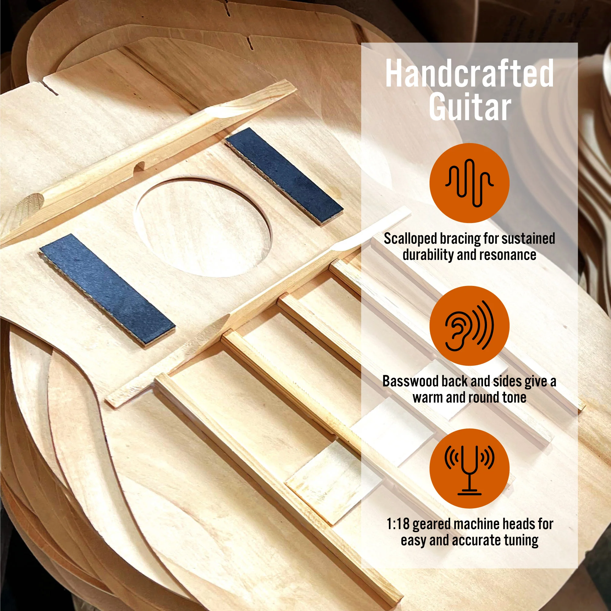 3rd Avenue 3/4 Size Classical Guitar Pack - Image 18